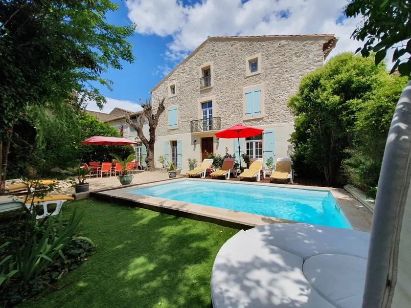 Large house with charm and pool in Olonzac - Image 1