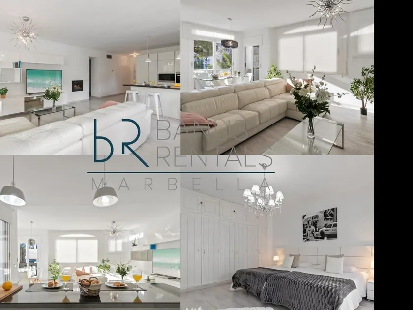 First line, bright apartment in Playas del Duque - Image 1