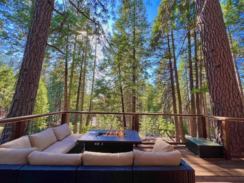 Forest View A-Frame: Modern Retreat w/ Fire Pit - Image 1
