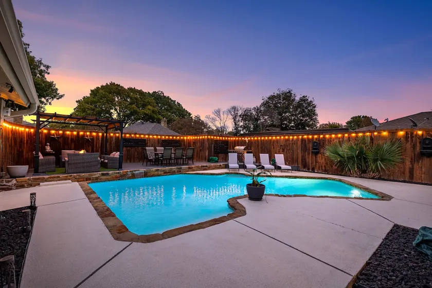 Resort-Style Pool House with Hot Tub and Game Room - Image 1
