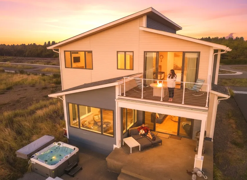 Oceanfront • Hot Tub + Games • 4 Kings • Sleeps 14 - Image 1
