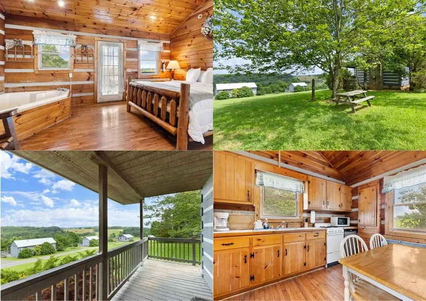 Hillside Hideout Log Cabin For 2! Cabin 10 - Image 1