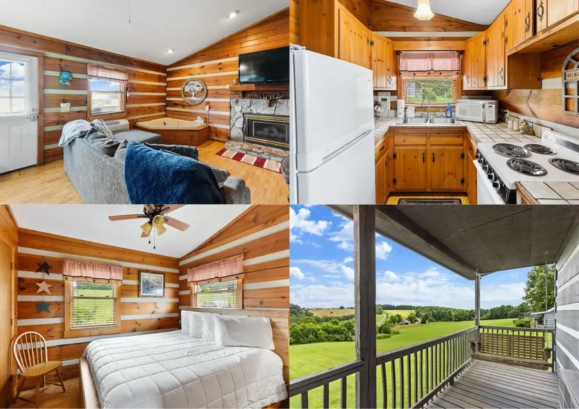 2BR Cabin with Jacuzzi and Mountain Views -Cabin 5 - Image 1