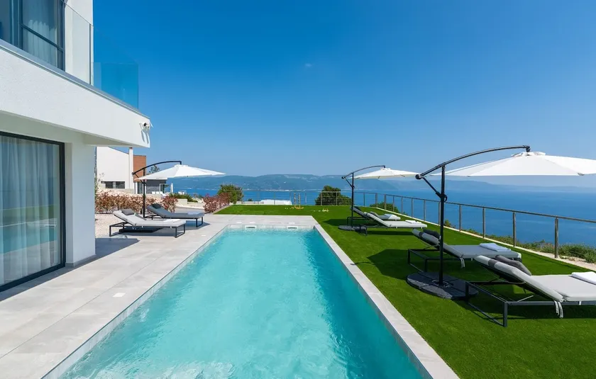 Villa Atrium mit beheiztem Pool, Meerblick & Jacuzzi - Image 1