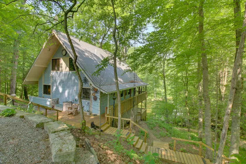 Riverside Cabin w/ 3 Decks in North Vernon! - Image 1