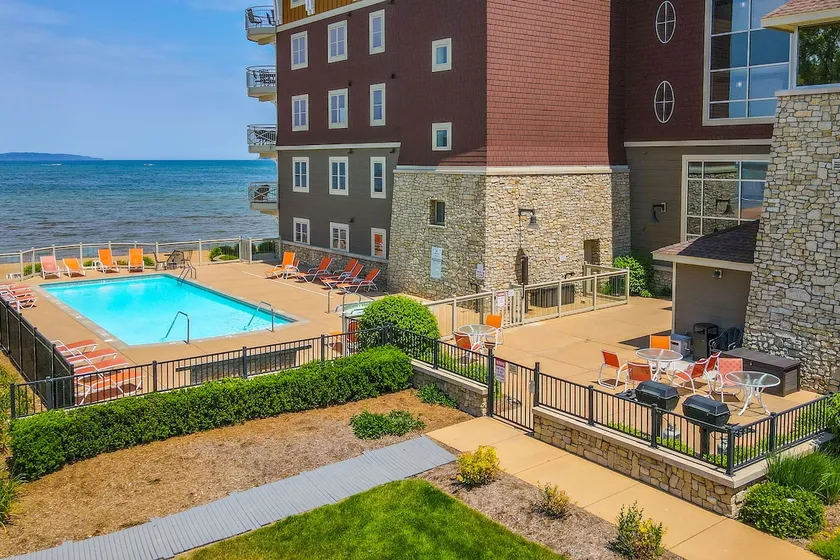 Beachfront Traverse City Resort Condo w/ Pool - Image 1