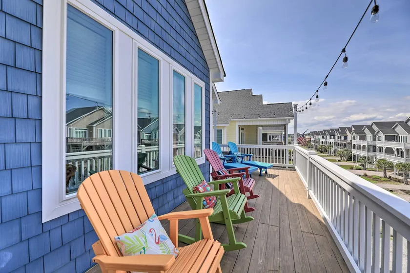 Charmant Surf City House w / ascenseur, à pied de la plage - Image 1