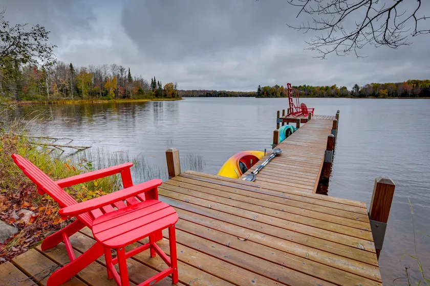 Lakefront Presque Isle Cabin w/ Private Dock - Image 1