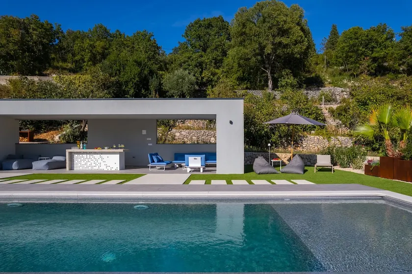 Villa Depollo mit 44 m2 beheiztem Pool, 6 Schlafzimmern, Hinterland von Makarska - Image 1