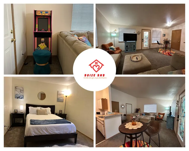 Retro Oasis • Ms. Pac-Man • 2BR • Parking • Wood - Image 1