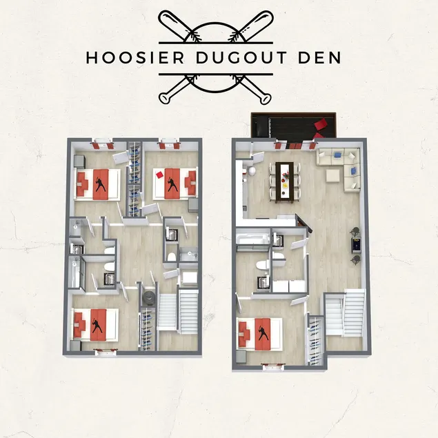 Hoosier Dug Out - 4 Bd Townhome by IU Sports - Image 1