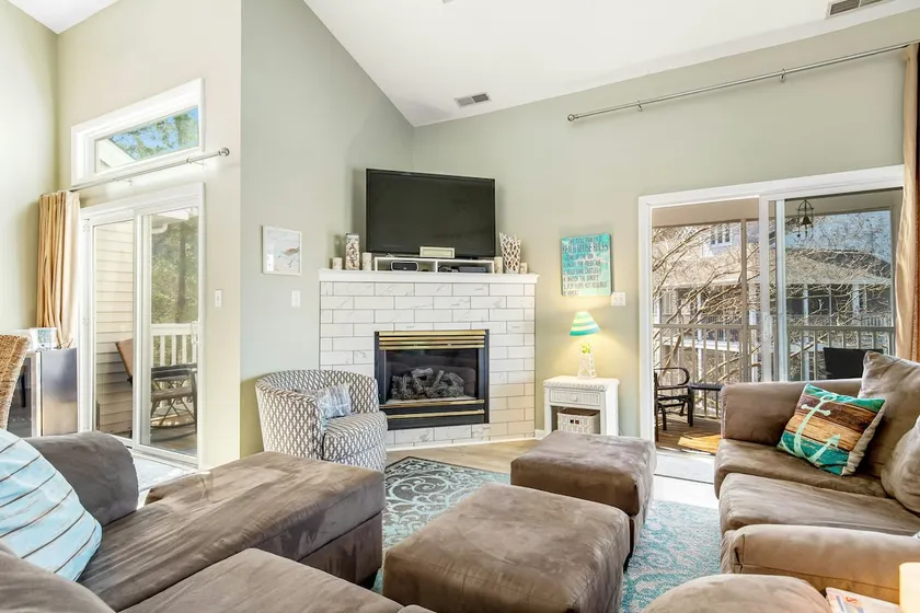 Waterview condo at Sea Colony with patio fireplace - Image 1