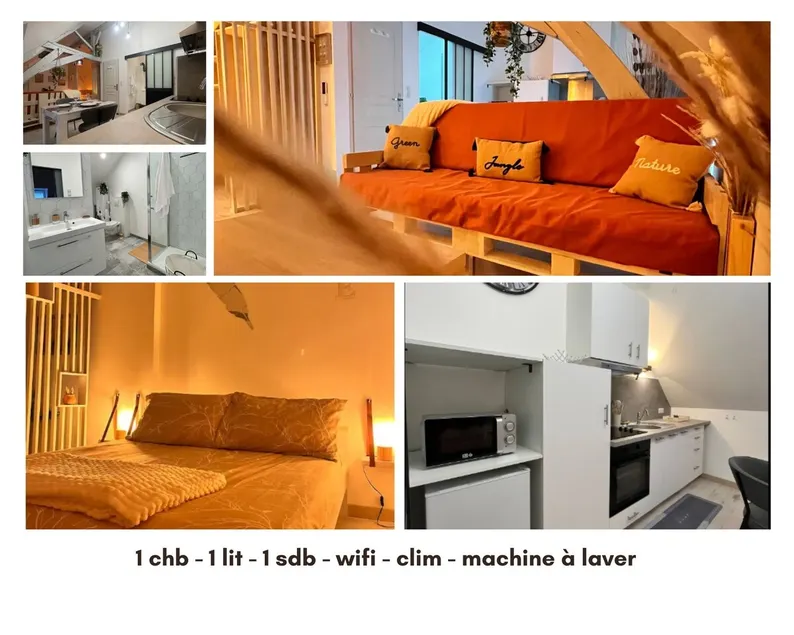 Cozy apartment, heating, air conditioning, fiber, shops, transportation - Image 1