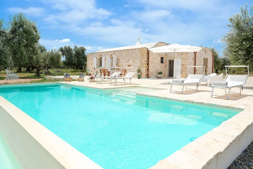 Villa 'Trullo Delori mit Infinity Pool' mit privatem Pool, WLAN und Klimaanlage - Image 1