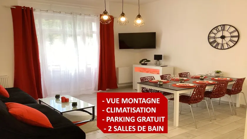 Appart 95m2 AC, parking, near Sanctuaire - Image 1