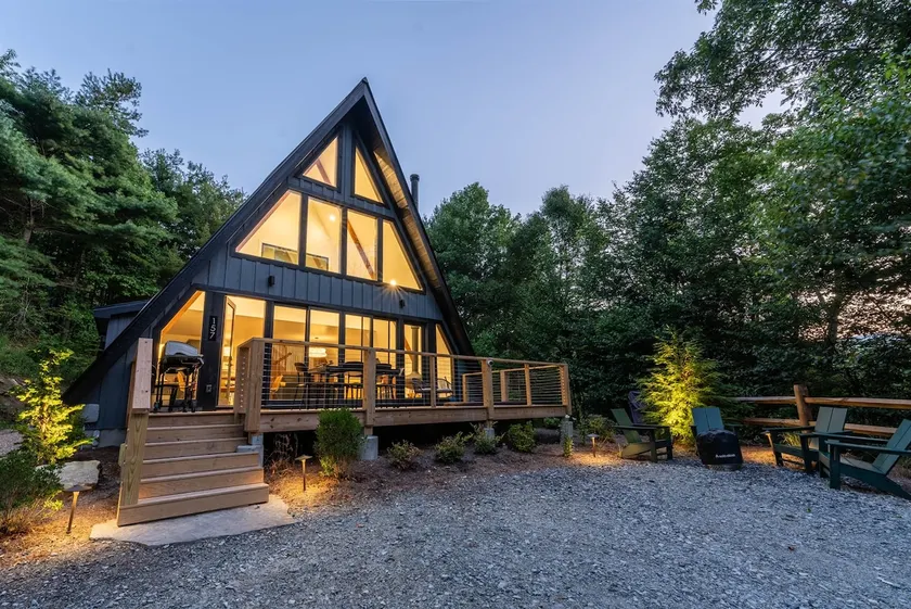 Cozy A-Frame Cabin - In-Deck Hot Tub - near Boone - Image 1