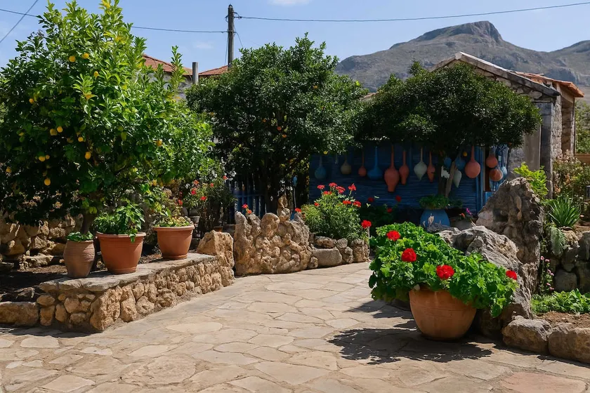 Rhodes Archaggelos Retreat-Nest Among Garden - Image 1