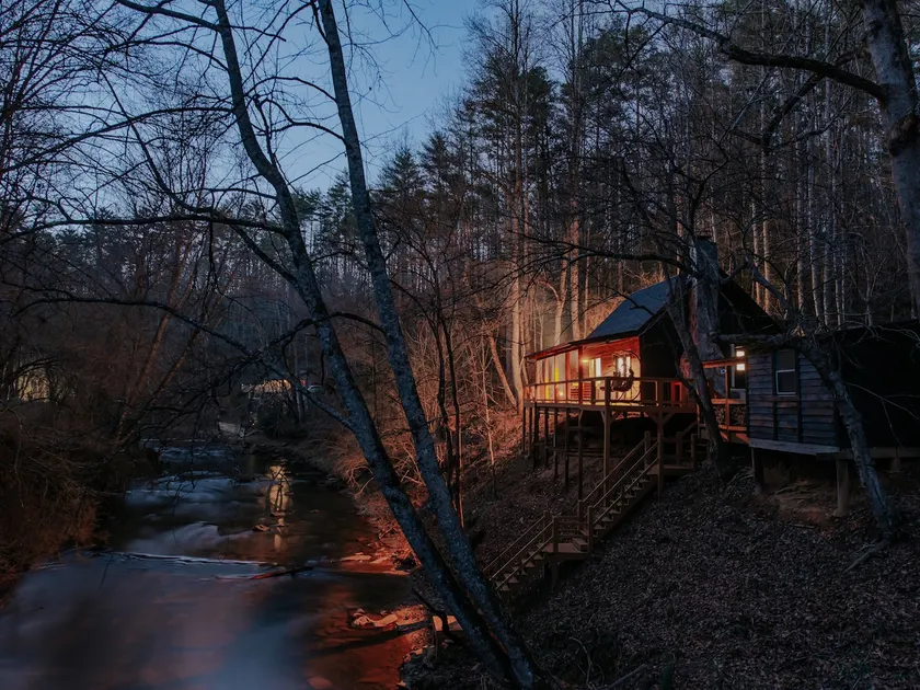 Hygge Hollow Cabin on Fightingtown Creek Hot Tub - Image 1