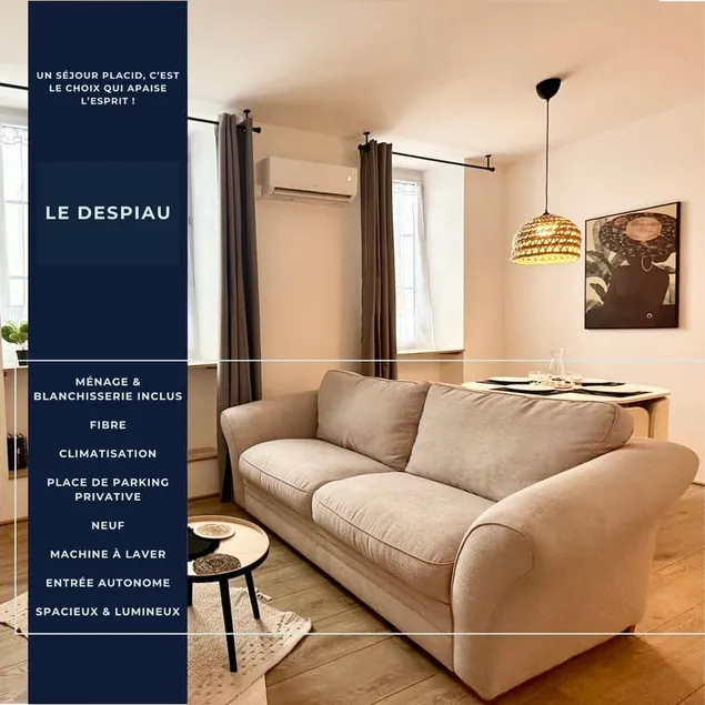 Le Despiau - Parking - Air conditioning - Fiber - - Image 1