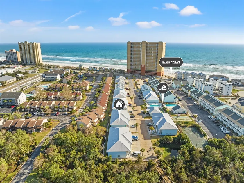 Walk to Beach 2BR • Sleeps 7 • Pool + Beach Gear - Image 1