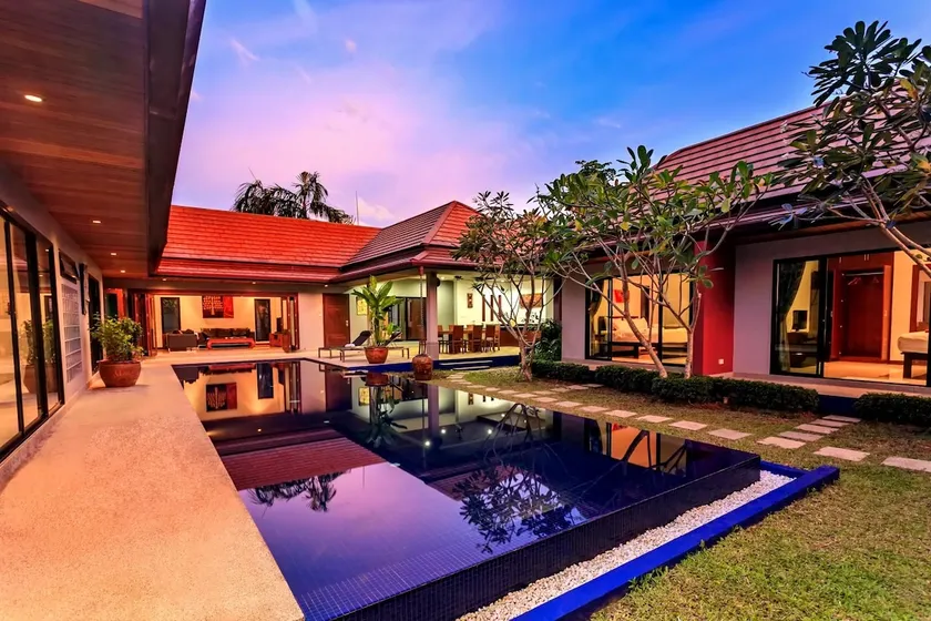 Frangipani pool villa - garden, BBQ & maid - Image 1