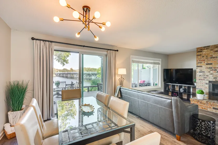 Riverfront Champlin Townhome w/ Deck & Water View! - Image 1
