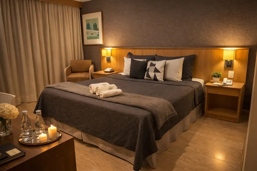 Rio 40 Degrees with Sea View and Super King Bed - Image 1