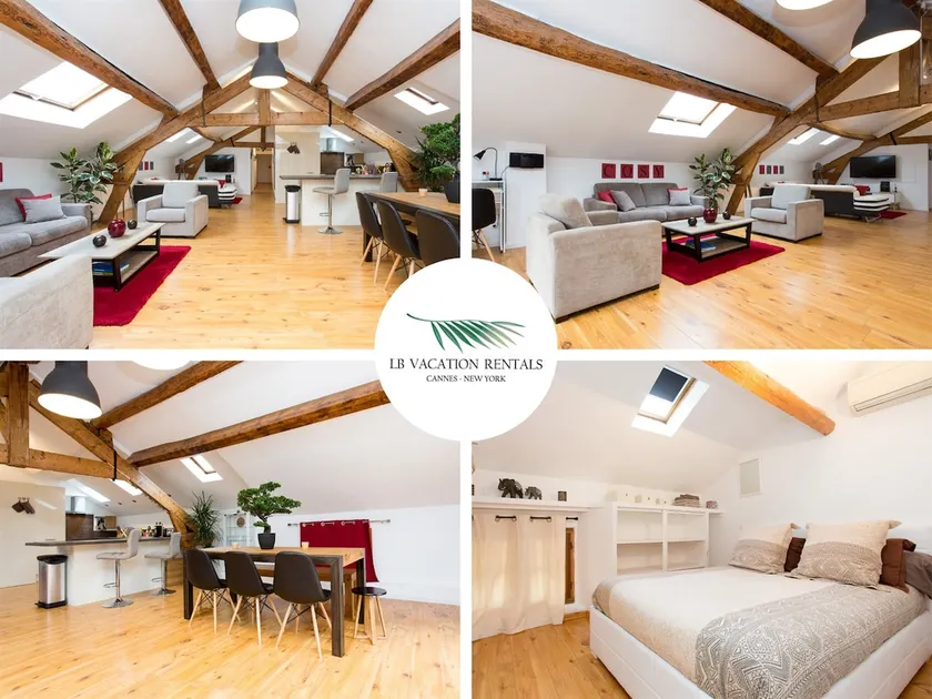 LB Vacation Rentals I Big Loft 107m2, 10min Walk to Palais des Festivals - Image 1