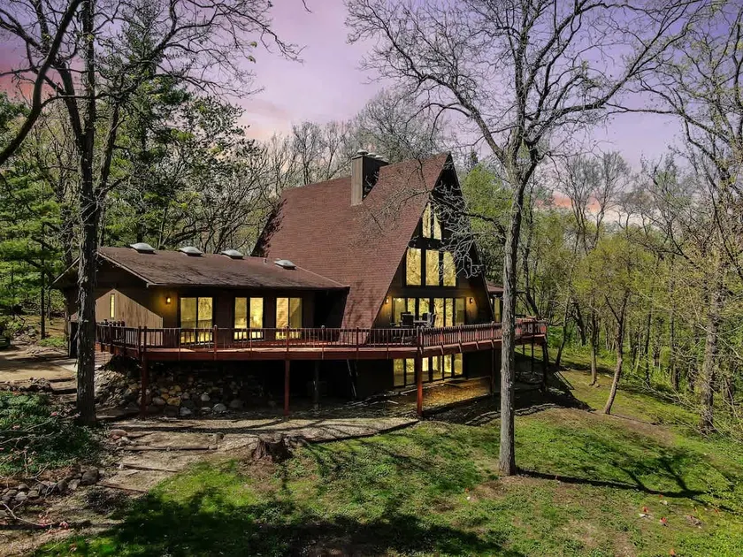 Private A-Frame - 5 Acres-Fishing Pond-Rock Wall - Image 1