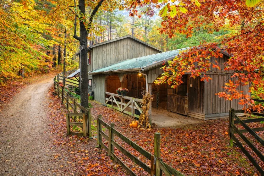 Elwood Loft cabin for 4: Hot tub + 3 horse stalls - Image 1
