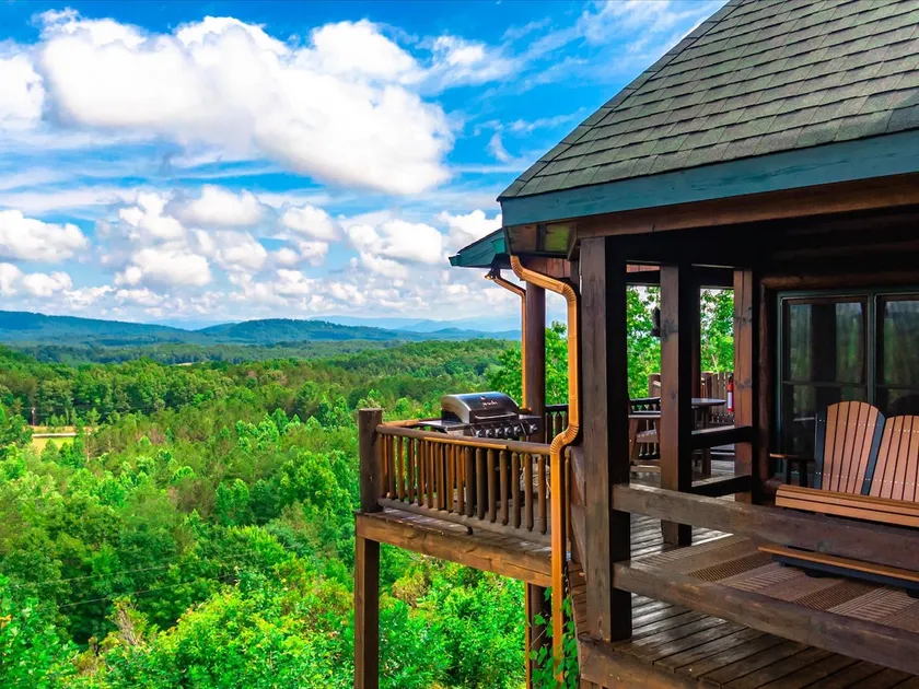 Serenity - Mineral Bluff, GA - Take in Sweeping Mountain Views, Soak in the Hot Tub, Unwind in the J - Image 1