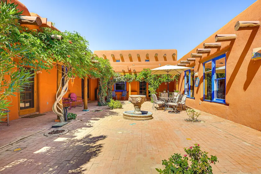 Las Cruces Santa Fe-style Adobe Home on 6 Acres! - Image 1