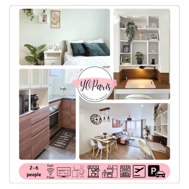 Entire 60M2 Apartment - Close to Paris - 2min RERB - Image 1