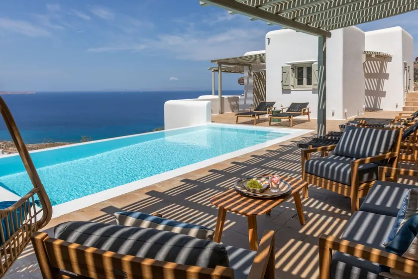 Modern Mykonos Villa Private Pool Stunning View - Image 1