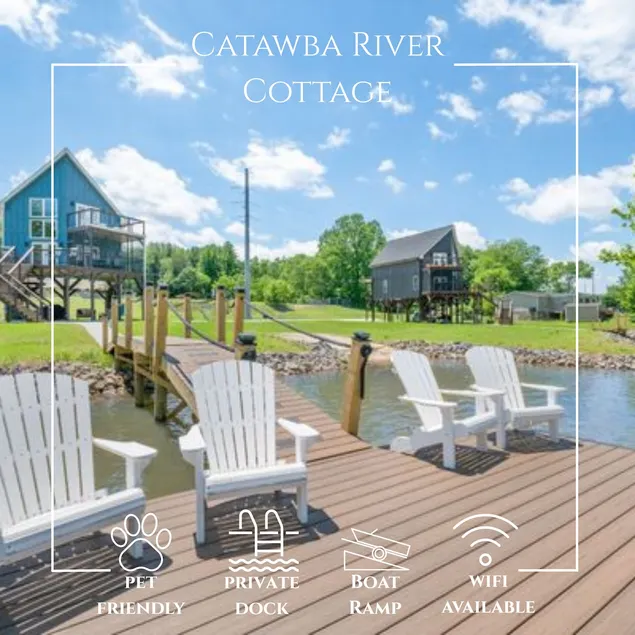Catawba River Cottage with Private Dock - Image 1