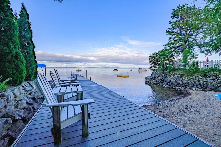 Modern Home w. Sebago Lake views + water amenities - Image 1