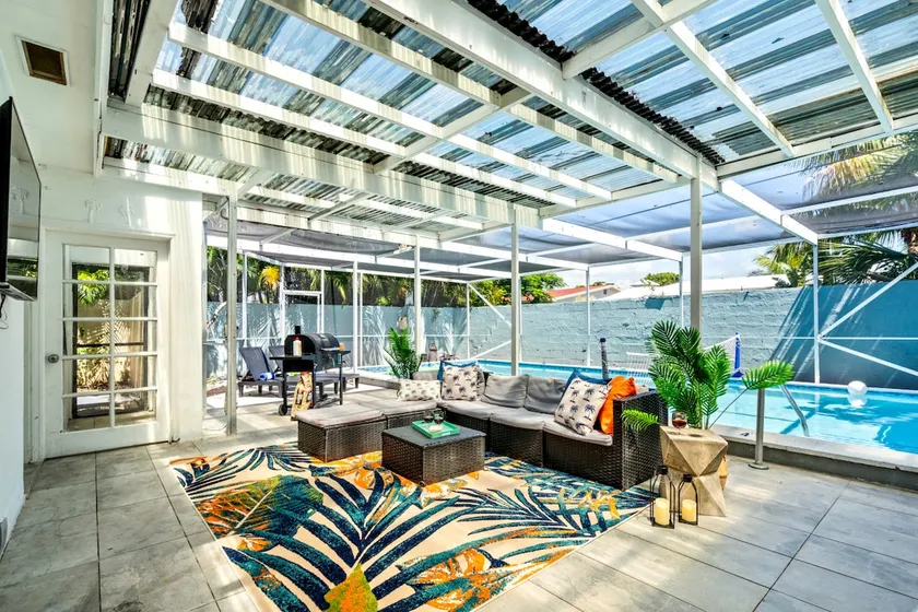 Beachside Poolhouse w/ Game Room + Bikes + Grill - Image 1