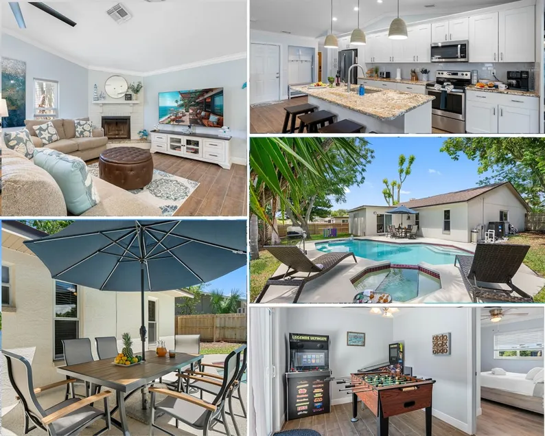 Palm Harbor Oasis: Luxe Spa & Pool Retreat - Image 1
