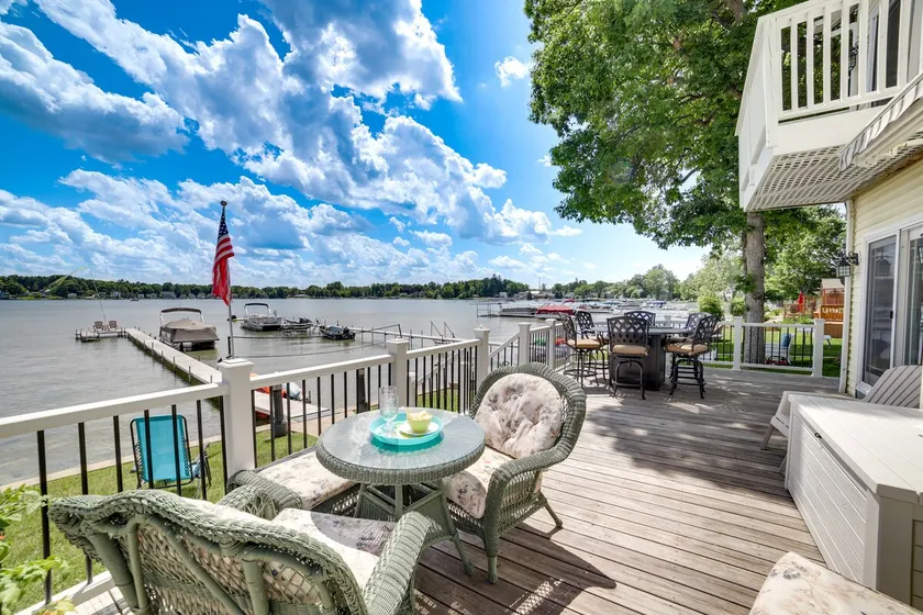 Waterfront Clarklake Escape - Deck, Dock & Views - Image 1
