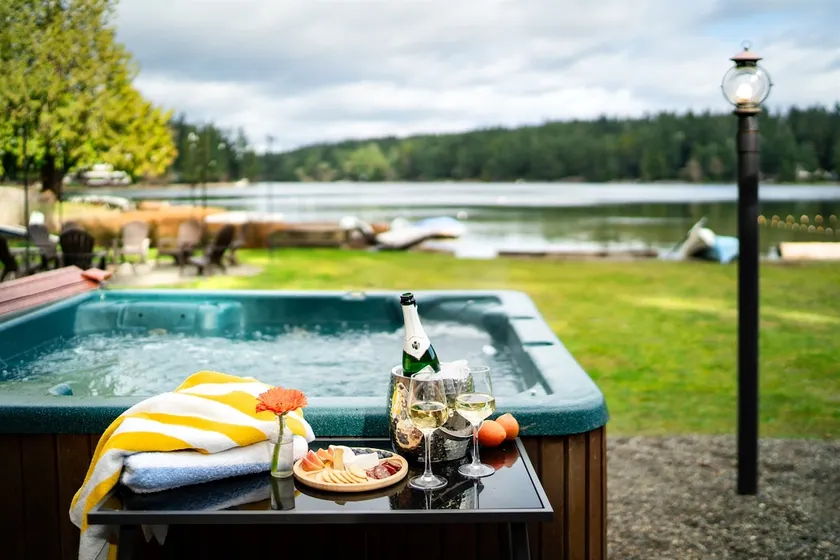 Blue Canoe • Lakeside Spa Escape - Image 1