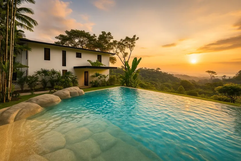 Modern Jungle Estate with Incredible Ocean View - Image 1