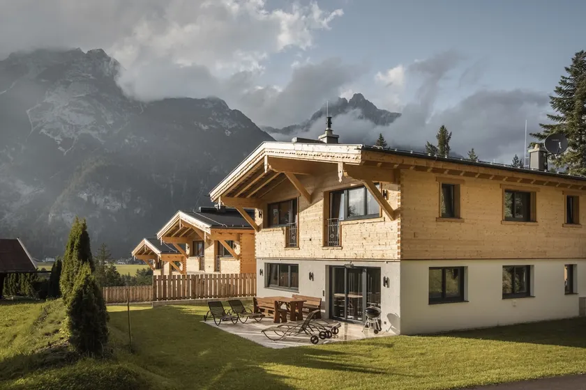 Modern Alpine chalet with fireplace - Image 1