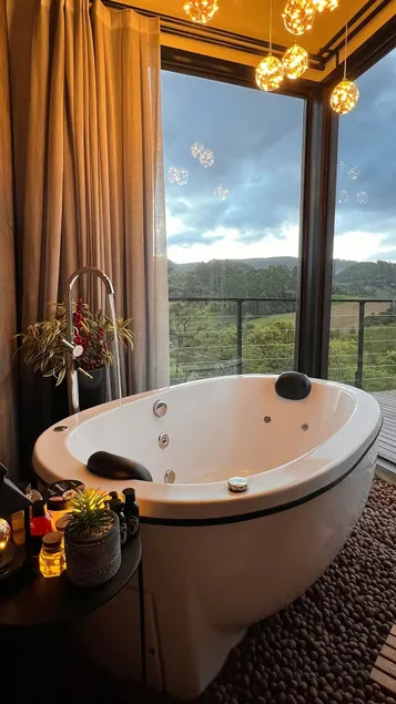 Refúgio dos Lobos - Chalet with bathtub and fireplace SC - Image 1