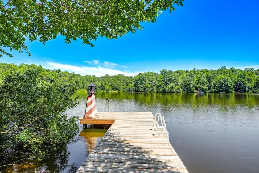 Lakefront Lusby Home w/ Fire Pit: 3 Mi to Beach! - Image 1