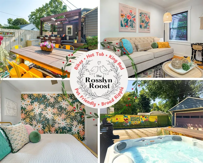 Hot Tub + Walk to Broad Ripple | Bikes | King Bed - Image 1