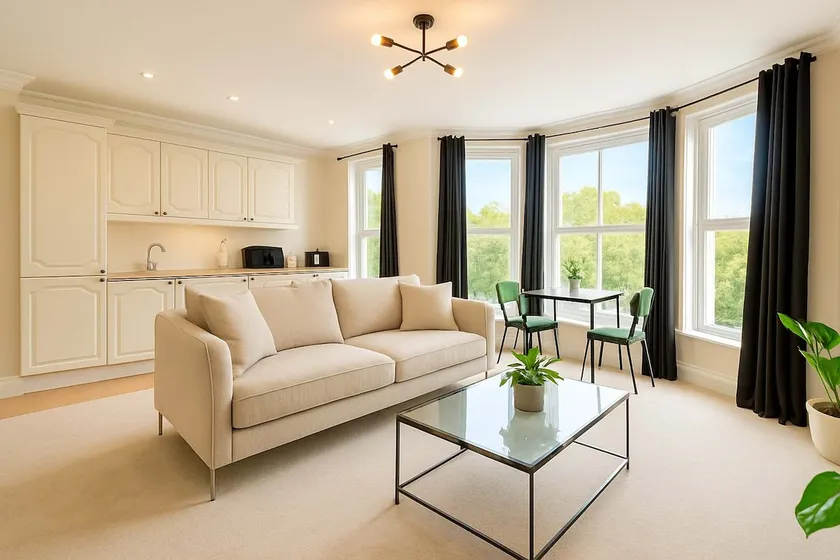 2 Bedroom Central Garden Apartment Free parking - Image 1