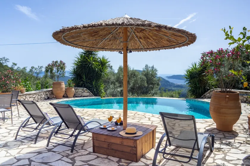 Arapaki Secret Garden, Ground Floor Deluxe Suite, Private Pool, Sauna, Sea View - Image 1