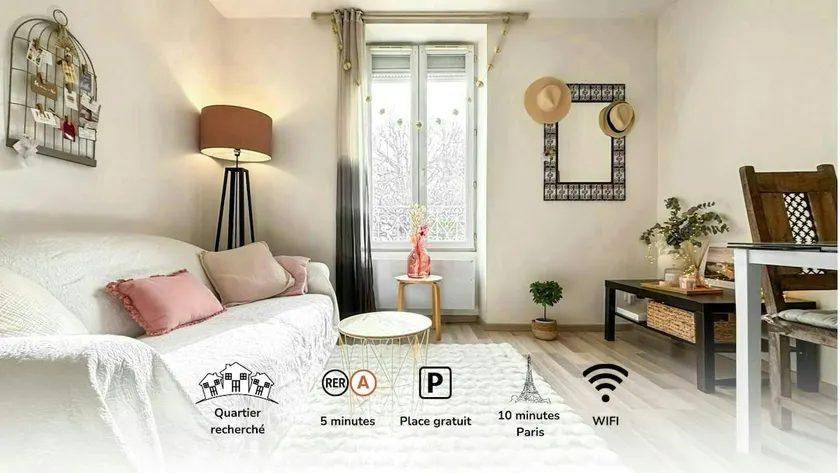 2 rooms - 15' Paris - Disney - Image 1