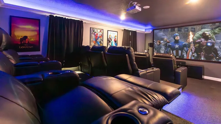 Mickey's Mansion, a Luxury, Themed-Home with Private Pool, Arcade and Theater as well as 3 Shared Waterslides, 3 Swimming Pools, 2 Children's Splash Pads, 2 Jacuzzis, Hammocks, Mini-Golf, Sand Volleyball, and MUCH More - Image 1