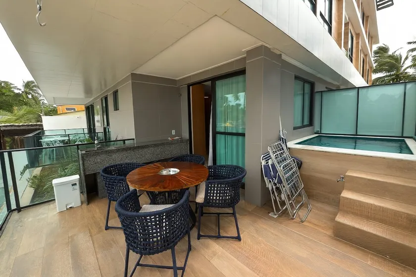 Flat on the sand, ocean view and private pool - Image 1
